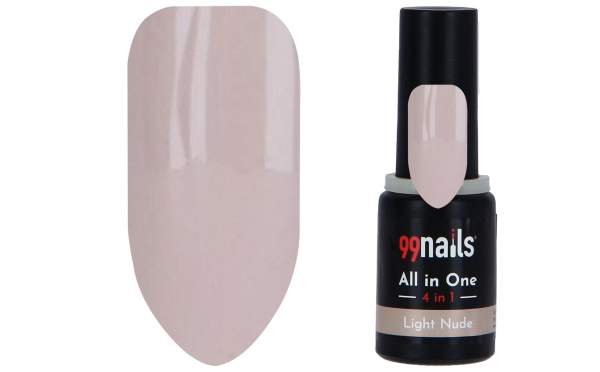 All in One - 4 IN 1 Gellack Light Nude
