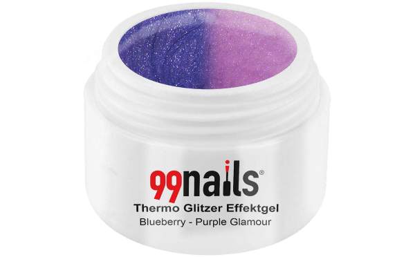 Thermo Glitzer Effektgel - Blueberry-Purple Glamour 5ml