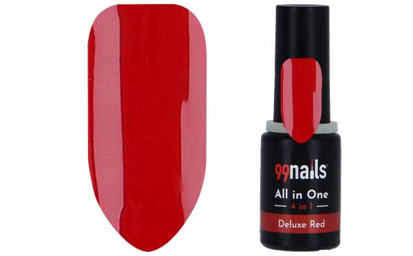 All in One - 4 IN 1 Gellack Deluxe Red