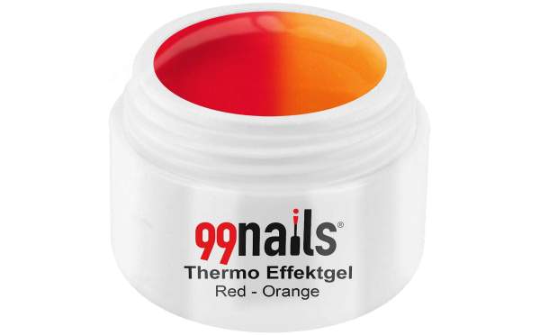 Thermo Effektgel - Red-Orange 5ml