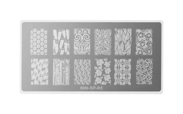 Stamping Plate Rectangle - Jungle